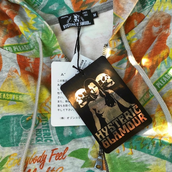 HYSTERIC GLAMOUR All Over Print Hoodie - Picture 3 of 4